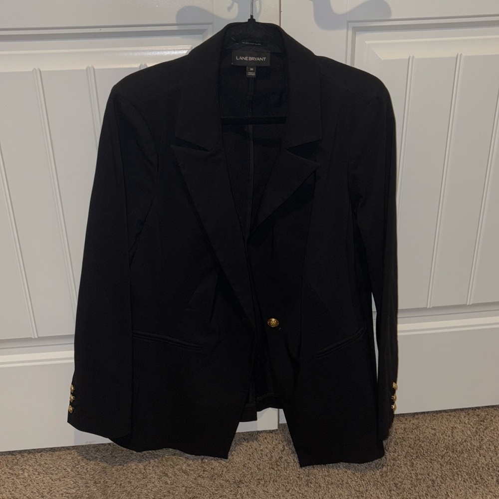 Lane Bryant Black Womens Blazer
